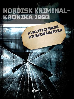 cover image of Kvalificerade bilbedrägerier